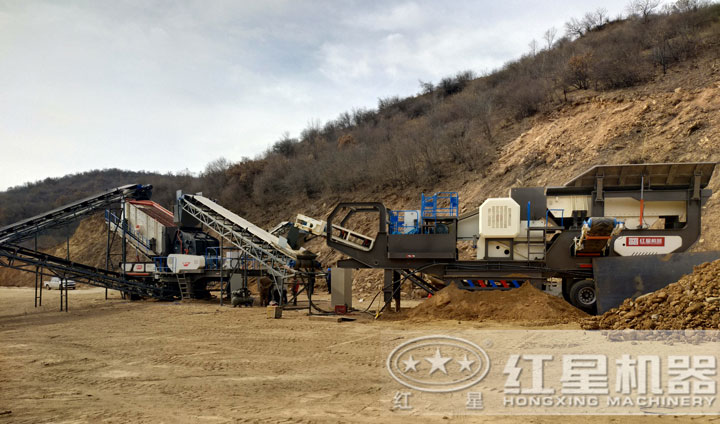 移動(dòng)制砂現(xiàn)場，可就近參觀現(xiàn)場