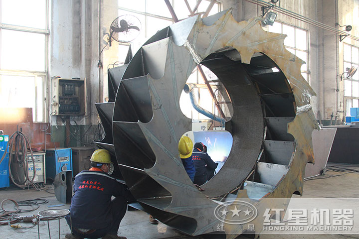 水洗砂機(jī)器生產(chǎn)車(chē)間