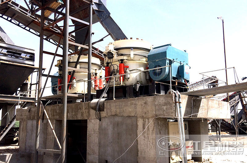 圓錐破產(chǎn)量大，自動化程度高，適合中大型砂石廠